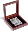 Leuchtturm Münzetui VOLTERRA mit Glasdeckel für einen SLAB 307925 Neu -