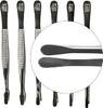Safe Pinzette 120 mm, vernickelt, Spitze gerade, rund Nr. 856 Neu -