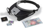 Leuchtturm LED-Kopfbandlupe FOKUS mit 1,5- bis 8-facher Vergrößerung 359831 Neu -