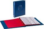 Lindner Münzalbum Blau Half Penny 3107-B mit 10 Münzblättern Neu -