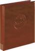 Lindner Ringbinder Dunkelbraun Half Penny 3109-D, leer Neu -