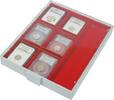 Lindner Sammelbox Hellrot Standard 2403 Neu -