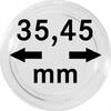 Lindner Münzkapsel Innen-Ø 35,45mm, Innenhöhe 5,07 mm (10er Pack) S22703545P Neu -