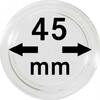 Lindner Münzkapsel Innen-Ø 45 mm, Innenhöhe 4,8 mm,10er Pack S22704500P Neu -
