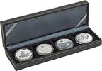 Lindner Münzkassette NERA S 2362-4 mit 4 Fächern für Münzen bis Außen-Ø 52mm Neu -