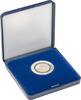 Lindner Münzetui blaue Velourseinlage für Münzen bis Außen-Ø 30mm 2029-030 Neu -