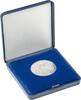 Lindner Münzetui blaue Velourseinlage für Münzen bis Außen-Ø 33mm 2029-033 Neu -