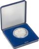 Lindner Münzetui blaue Velourseinlage für Münzen bis Außen-Ø 40mm 2029-040 Neu -