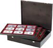Lindner Echtholzkassette CARUS mit 4 Tableaus für 36 Slabs 2494-19 Neu -