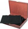 Lindner Echtholz Münzkassette mit 5 Tableaus für 240 Münzen S2495-S2148CE Neu -