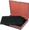 Lindner Echtholz Münzkassette mit 5 Tableaus für 175 Münzen S2495-S2135CE Neu -