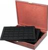 Lindner Echtholz Münzkassette mit 5 Tableaus für 150 Münzen S2495-S2115CE Neu -