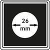 Lindner Münzkapsel CARRÉE 26 mm 2240026 (4er Pack) Neu -