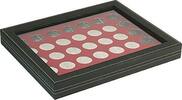 Lindner Münzkassette NERA M PLUS mit dunkelroter Münzeinlage 2367-2711E Neu -