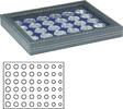 Lindner Münzkassette NERA M PLUS mit dunkelblauer Münzeinlage 2367-2506ME Neu -