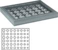 Lindner Münzkassette NERA M PLUS mit schwarzer Münzeinlage 2367-2506CE Neu -