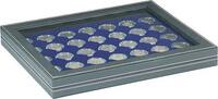 Lindner Münzkassette NERA M PLUS mit dunkelblauer Münzeinlage 2367-2530ME Neu -
