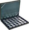 Lindner Münzkassette NERA M mit dunkelblauer Münzeinlage 2364-2537ME Neu -