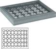Lindner Münzkassette NERA M PLUS mit schwarzer Münzeinlage 2367-2556CE Neu -