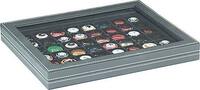 Lindner Münzkassette NERA M PLUS mit schwarzer Münzeinlage 2367-2148CE Neu -