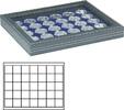 Lindner Münzkassette NERA M PLUS mit dunkelblauer Münzeinlage 2367-2135ME Neu -