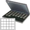 Lindner Münzkassette NERA M mit schwarzer Münzeinlage 2364-2120CE Neu -