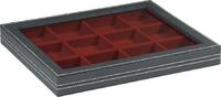 Lindner Sammelkassette NERA M mit dunkelroter Einlage 2367-2862E Neu -