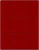 Lindner Velourseinlage Dunkelrot für 9 Slabs 63x85 mm 2619E Neu -
