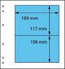 Schaubek Blankoblätter gelblich-weiß 2 Taschen, 5 Blatt SBL04-5 Neu -