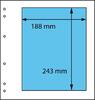 Schaubek Blankoblätter schwarz 1 Tasche, 5 Blatt SBL01S-5 Neu -