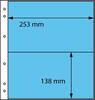 Schaubek Blankoblätter schwarz 2 Taschen, 5 Blatt SBL06S-5 Neu -