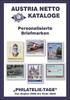 Austria Netto Katalog (ANK) PHILATELIE-TAGE VON BEGINN 2005 BIS ENDE 2022 Neu -