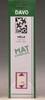 Davo Streifen Mela Gard schwarz M25G (215 x 30 mm) DV11425 Neu