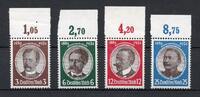 Deutsches Reich Deutsches Reich MiNr. 540-543 Oberrand postfrisch MiNr. 540-543 Oberrand -