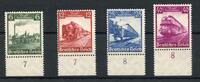 Deutsches Reich Deutsches Reich MiNr. 580-583 Unterrand postfrisch 100 Jahre Eisenbahn MiNr. 580-583 Unterrand 100 Jahre Eisenbahn -