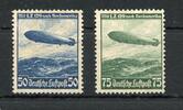 Deutsches Reich Deutsches Reich MiNr. 606-607 ohne Gummi LZ129 MiNr. 606-607 LZ129 -