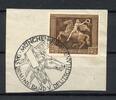 Deutsches Reich Deutsches Reich MiNr. 671 y Briefstück mit Sonderstempel, Das Braune Band MiNr. 671 y mit Sonderstempel, Das Braune Band -