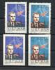 Vietnam Vietnam MiNr. 181-182 + 181-182U ohne Gummi waag. Paare, Raumfahrt MiNr. 181-182 + 181-182U waag. Paare, Raumfahrt -