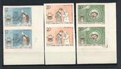 Vietnam Vietnam MiNr. 217-219 U ohne Gummi senkr. Paare, Raumfahrt MiNr. 217-219 U senkr. Paare, Raumfahrt -