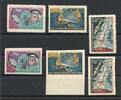 Vietnam Vietnam MiNr. 240-242 + 240-242 U ohne Gummi Raumfahrt MiNr. 240-242 + 240-242 U Raumfahrt -