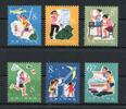 China VR China VR MiNr. 1521-1526 postfrisch Kinder MiNr. 1521-1526 Kinder -