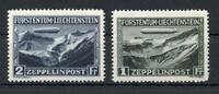 Liechtenstein Liechtenstein MiNr. 114-115 postfrisch Zeppelinpost MiNr. 114-115 Zeppelinpost -