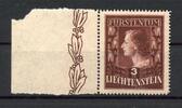 Liechtenstein Liechtenstein MiNr. 305 B postfrisch Bogenrand MiNr. 305 B Bogenrand -