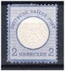 Deutsches Reich Deutsches Reich MiNr. 5 mit Falz kleines Brustschild MiNr. 5 kleines Brustschild -