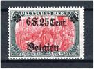 Landespost in Belgien Landespost in Belgien MiNr. 25 I postfrisch MiNr. 25 I -