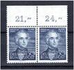 Bund Bund MiNr. 166 postfrisch waag. Paar Oberrand MiNr. 166 waag. Paar Oberrand -