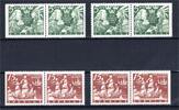 Schweden Schweden MiNr. 254-256 D waag. Paare postfrisch MiNr. 254-256 D waag. Paare -