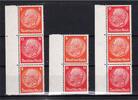 Deutsches Reich Deutsches Reich Zusammendruck MiNr. S 111 - S 113 postfrisch MiNr. S 111 - S 113 Zusammendruck -