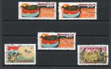 Vietnam Nord Vietnam Nord Ausg. f. Vietcong MiNr. 1-5 gestempelt Kunst MiNr. 1-5 Ausg. f. Vietcong Kunst -