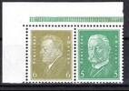 Deutsches Reich Deutsches Reich Zusammendrucke MiNr. W 28 Eckrand postfrisch MiNr. W 28 Eckrand Zusammendrucke -